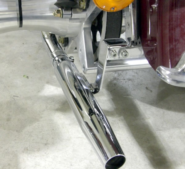 exhaust for frankenstein trike kit